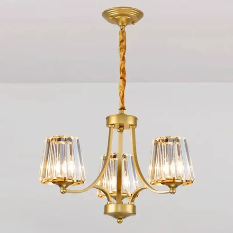 Modern gold rope led pendant light for dining room