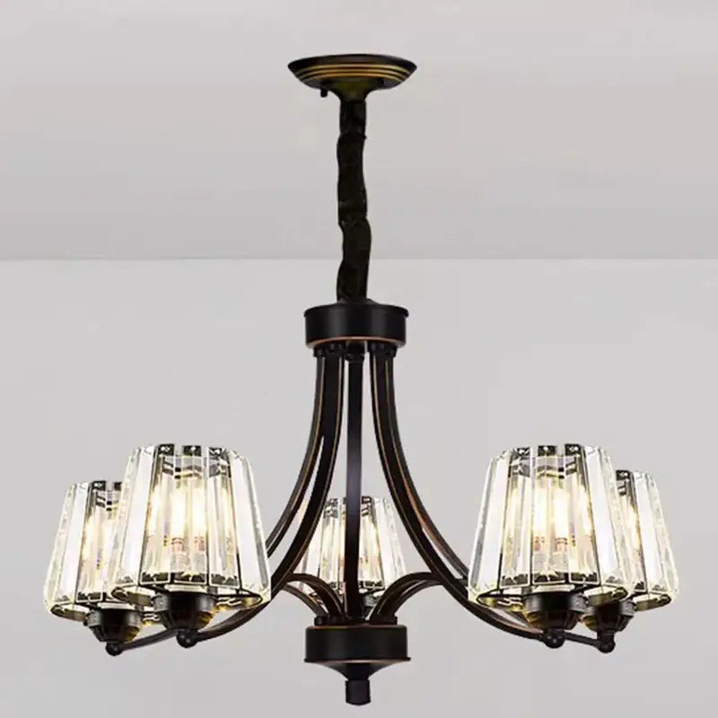 Modern gold rope led pendant light for dining room