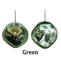 Modern silver bubble glass led pendant light for living room