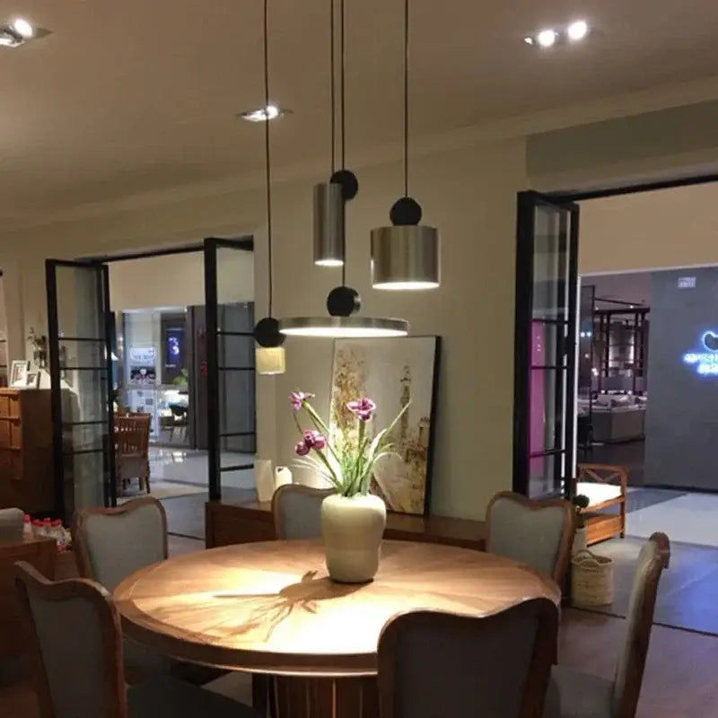 Modern brass and black decorbites led pendant light for kitchen
