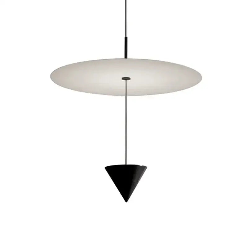 Modern matte black and white led pendant lights dining room fixture