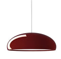 Modern black white & orange led pendant lights dining room