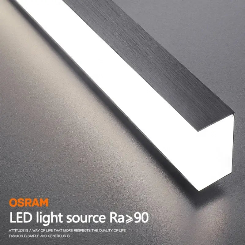 Modern black minimalist led pendant lights for dining room