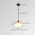 Vintage beige travertine led pendant lights kitchen stone lamp
