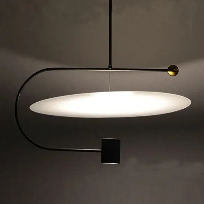 Modern black & brass decorbites led pendent fixture dining room light