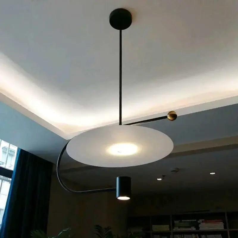 Modern black & brass decorbites led pendent fixture dining room light