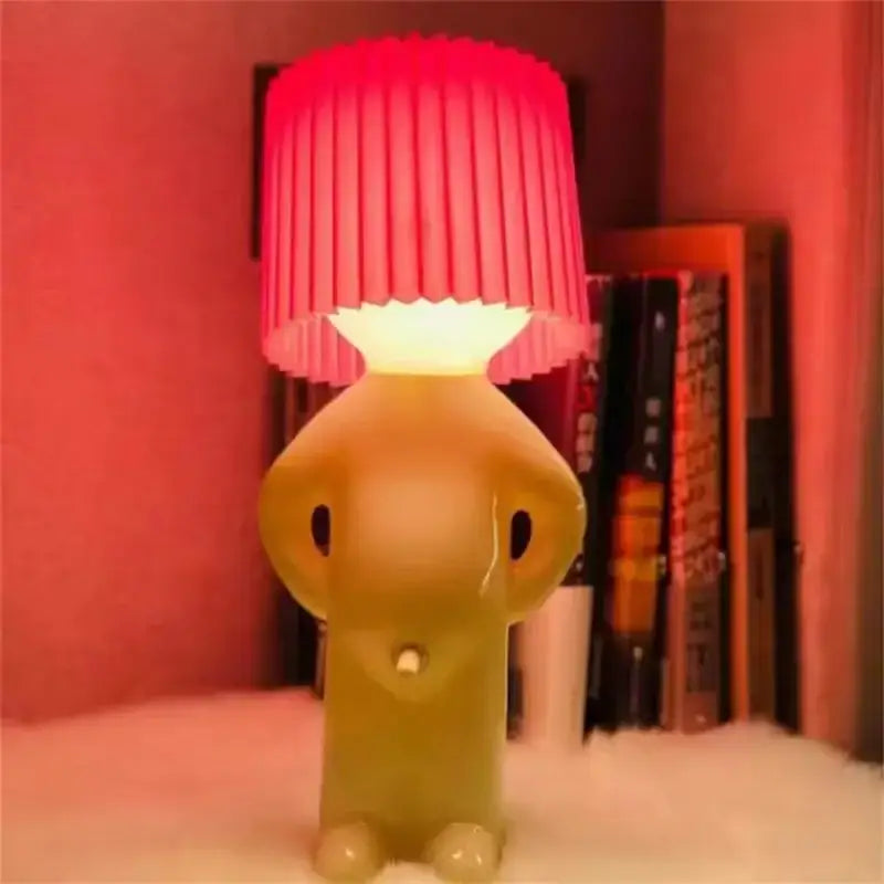 DecorBites™ LED Pleats Table Lamp: Unique Bedroom Night Light for Reading, Kids Gift