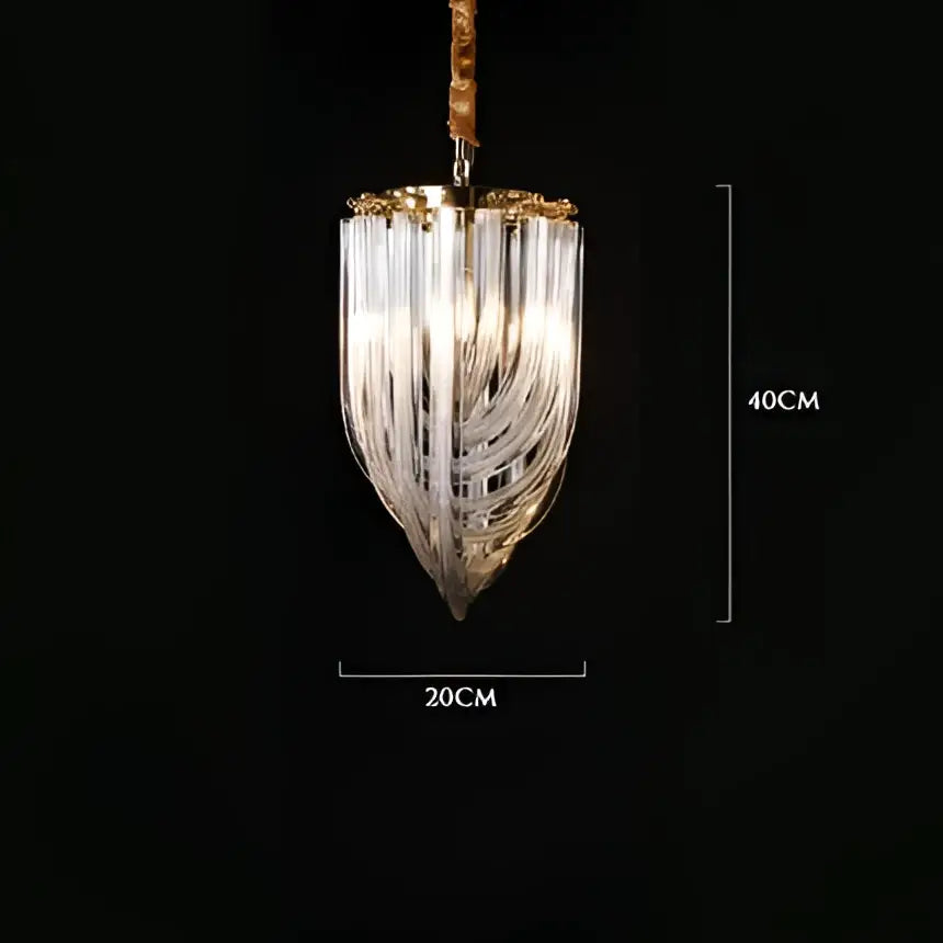 DecorBites™ LED Postmodern Gold Silver Chandelier Lighting for Foyer