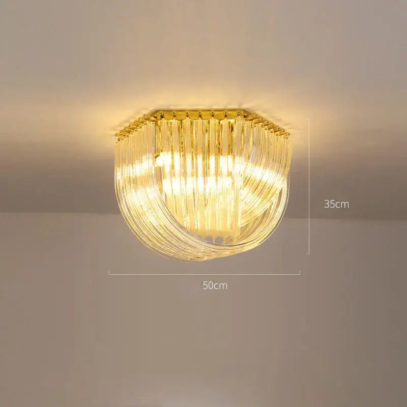 DecorBites™ LED Postmodern Gold Silver Chandelier Lighting for Foyer