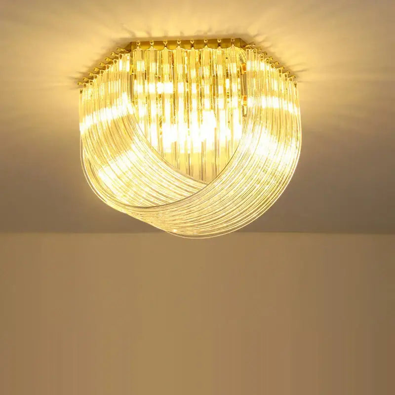 DecorBites™ LED Postmodern Gold Silver Chandelier Lighting for Foyer
