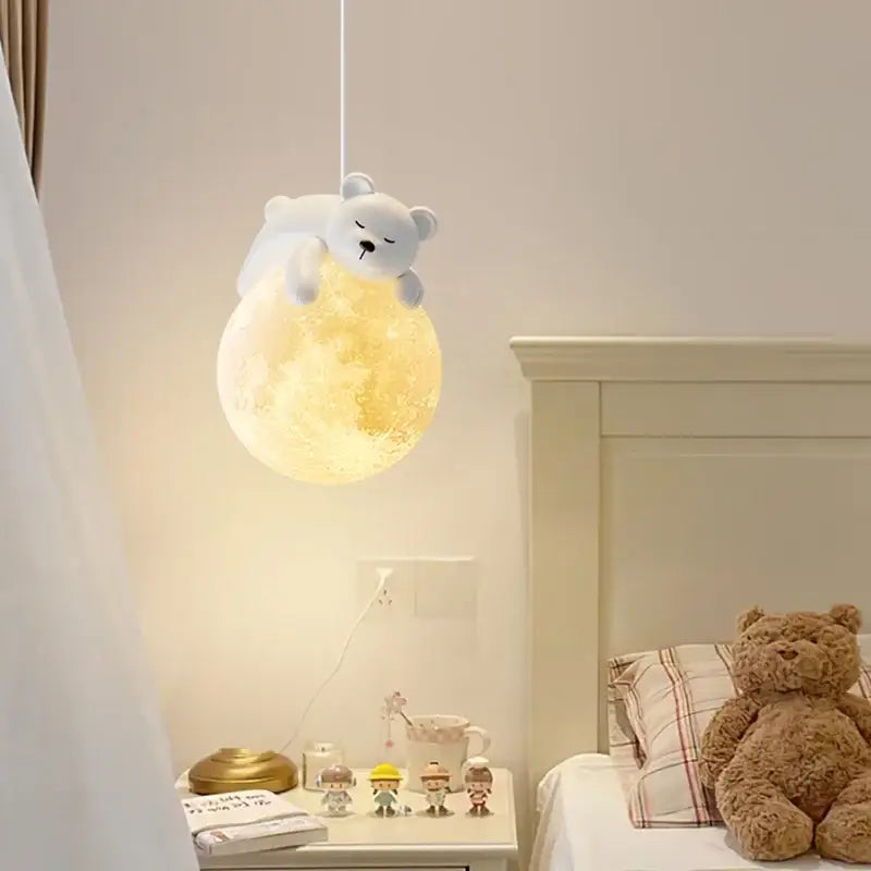 DecorBites™ ثريا معلقة LED على شكل أرنب لديكور المنزل وغرف المعيشة والنوم