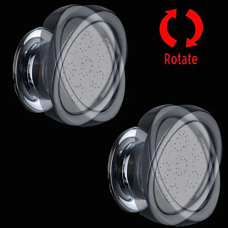 نظام دش المطر LED من DecorBites™‎ مع رشاش تدليك دوار ومرشة بيديه