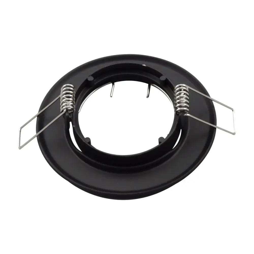 DecorBites™ LED Recessed Downlights Frame - Round Aluminum Spot Lighting Fixture - Black/White/Nickel