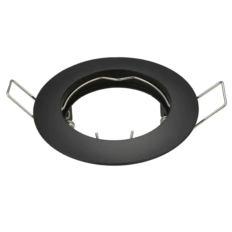 DecorBites™ LED Recessed Downlights Frame - Round Aluminum Spot Lighting Fixture - Black/White/Nickel