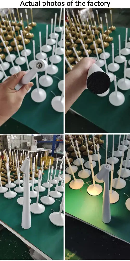 مصباح مكتب LED قابل لإعادة الشحن من DecorBites™ مصباح غرفة معيشة إبداعي للدراسة يعتم باللمس العلوي مصباح طاولة لتزيين سطح المكتب لإضفاء جو خاص