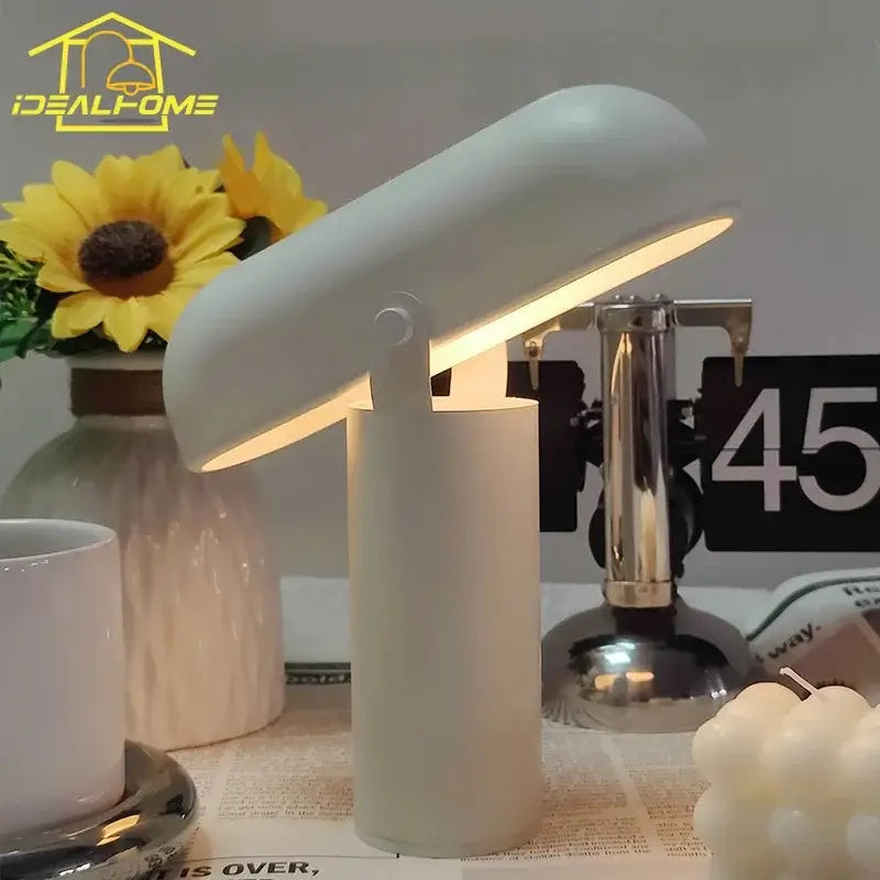 DecorBites™ LED Rechargeable Table Lamp Touch Switch Minimalist Modern Light for Bedroom, Living Room
