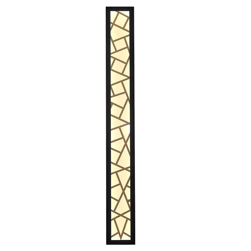 DecorBites™ LED Rectangle Wall Lamp Warm Light 3000K for Parlor Room Stairs Sconce Black