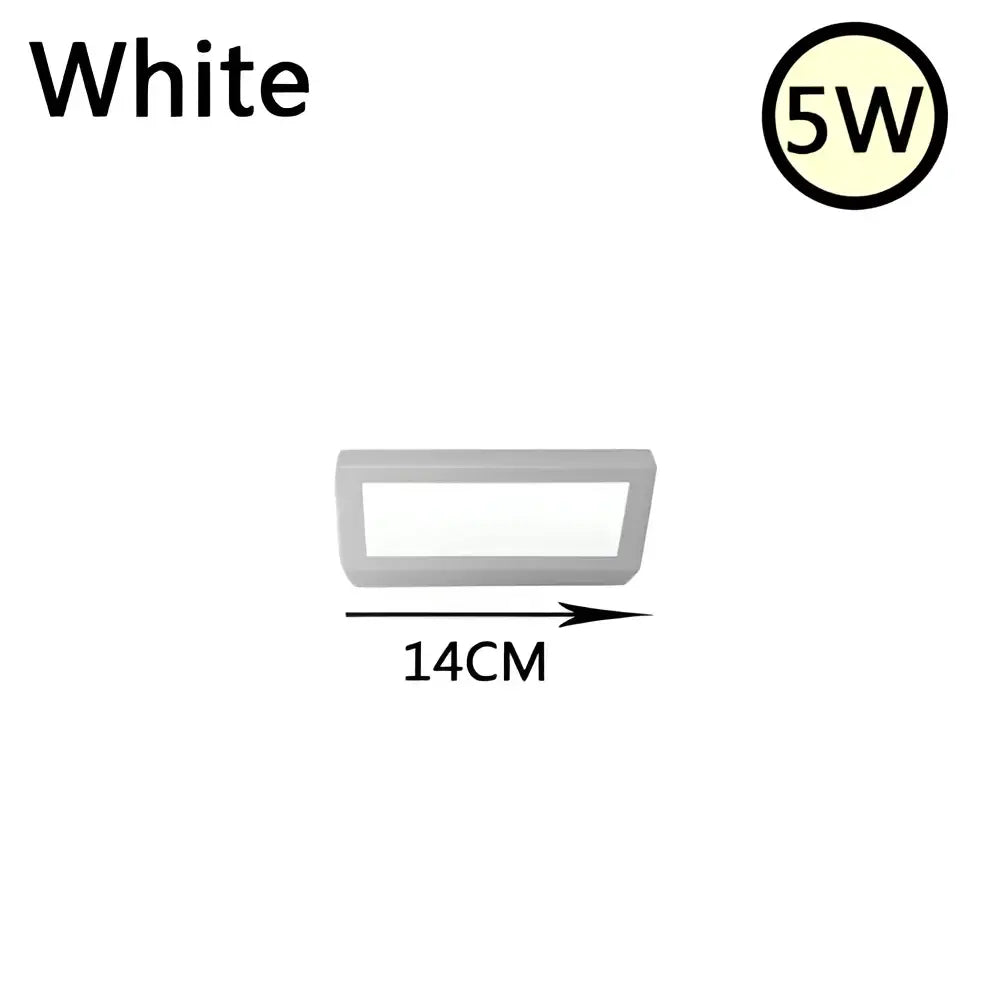 DecorBites™ LED Rectangle Wall Light Bedside Lamp - Anti-Dazzle Design