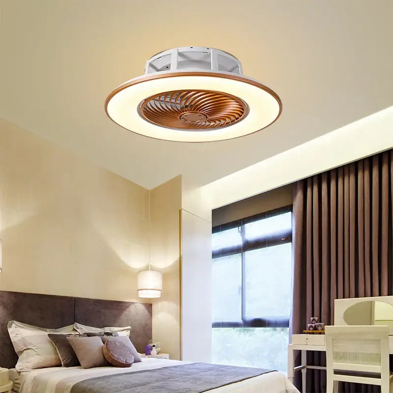 DecorBites™ LED Remote Control Chandelier Ceiling Fan Light for Bedroom Living Room