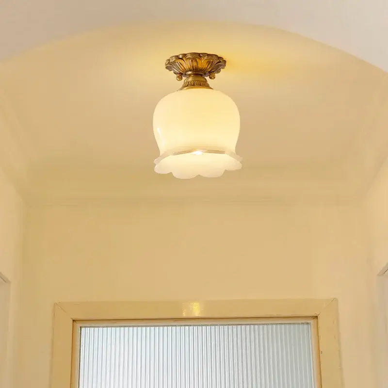 DecorBites™ LED Resin Copper Ceiling Light Fixture for Aisle Porch Living Room