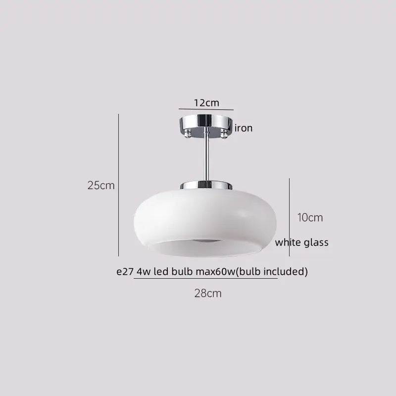DecorBites™ LED Resin Copper Ceiling Light Fixture for Aisle Porch Living Room