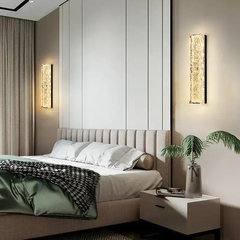 DecorBites™ LED Resin Wall Lamp for Bedroom and Living Room