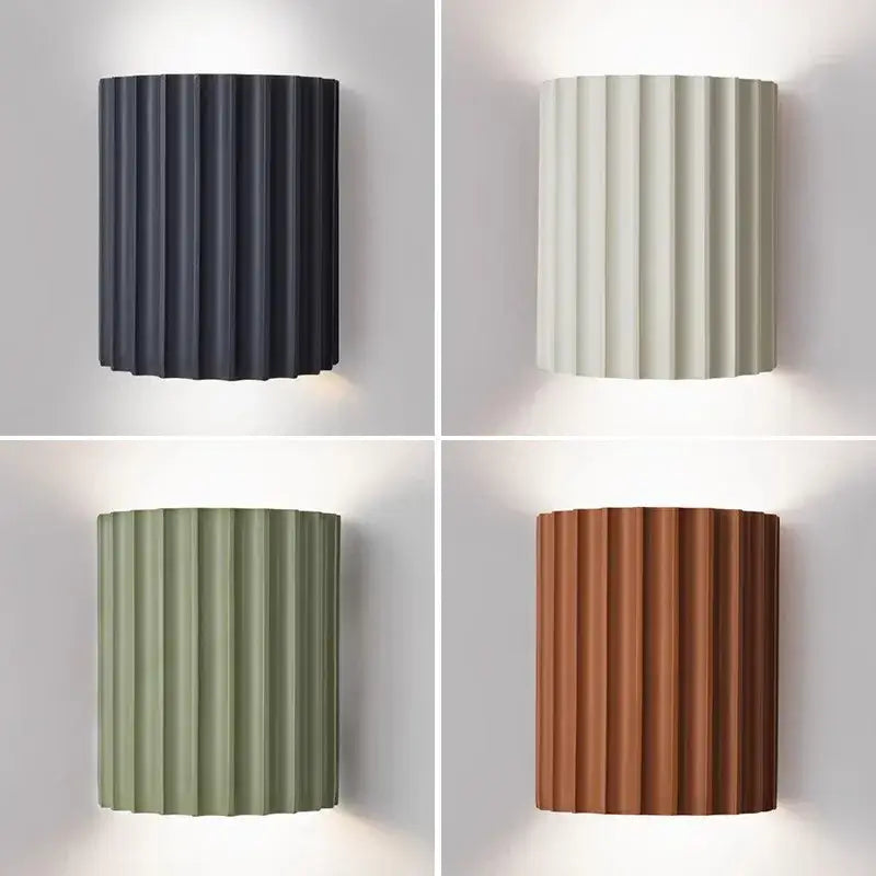 DecorBites™ LED Resin Wall Sconces Minimalist Illumination for Entryway Living Bedroom
