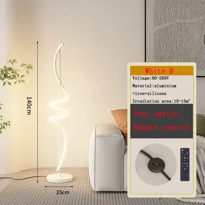 DecorBites™ LED Revolve Floor Lamp for Bedroom Living Study Indoor Decor