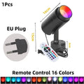 DecorBites™ LED RGB Spotlight with Remote Control for KTV Bar Disco Lighting