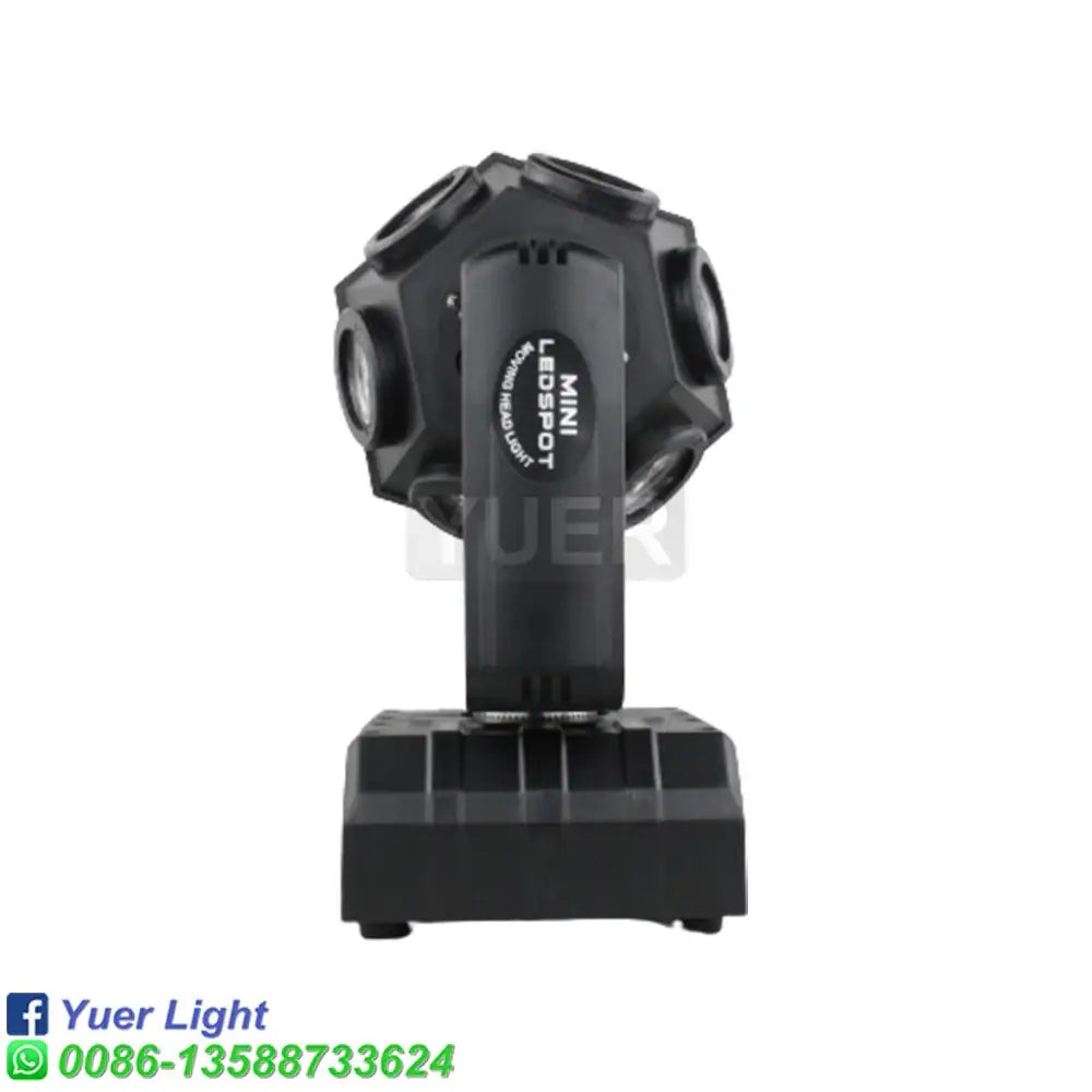 Black led rgbw moving head light six spotlight party room stage lamp