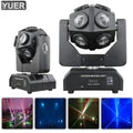 Black led rgbw moving head light six spotlight party room stage lamp