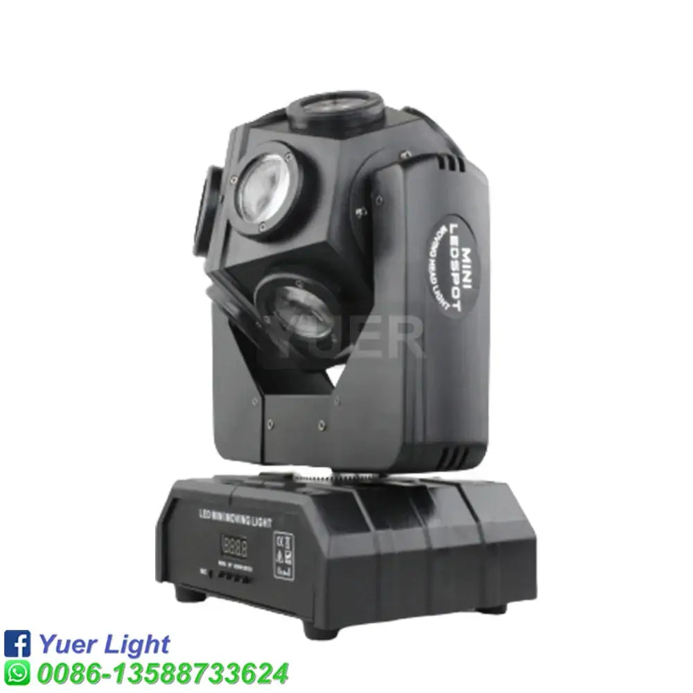 Black led rgbw moving head light six spotlight party room stage lamp