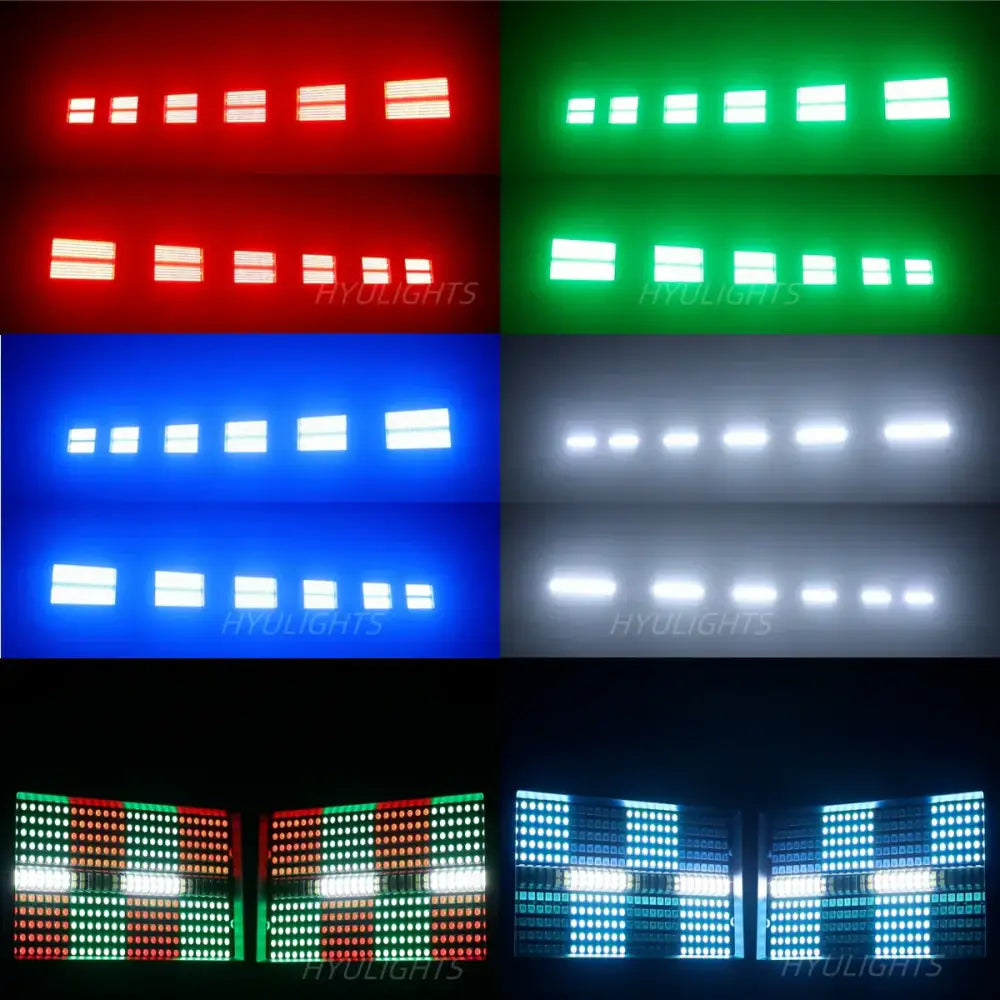 Black led rgbw strobe wash stage lighting for party room effects