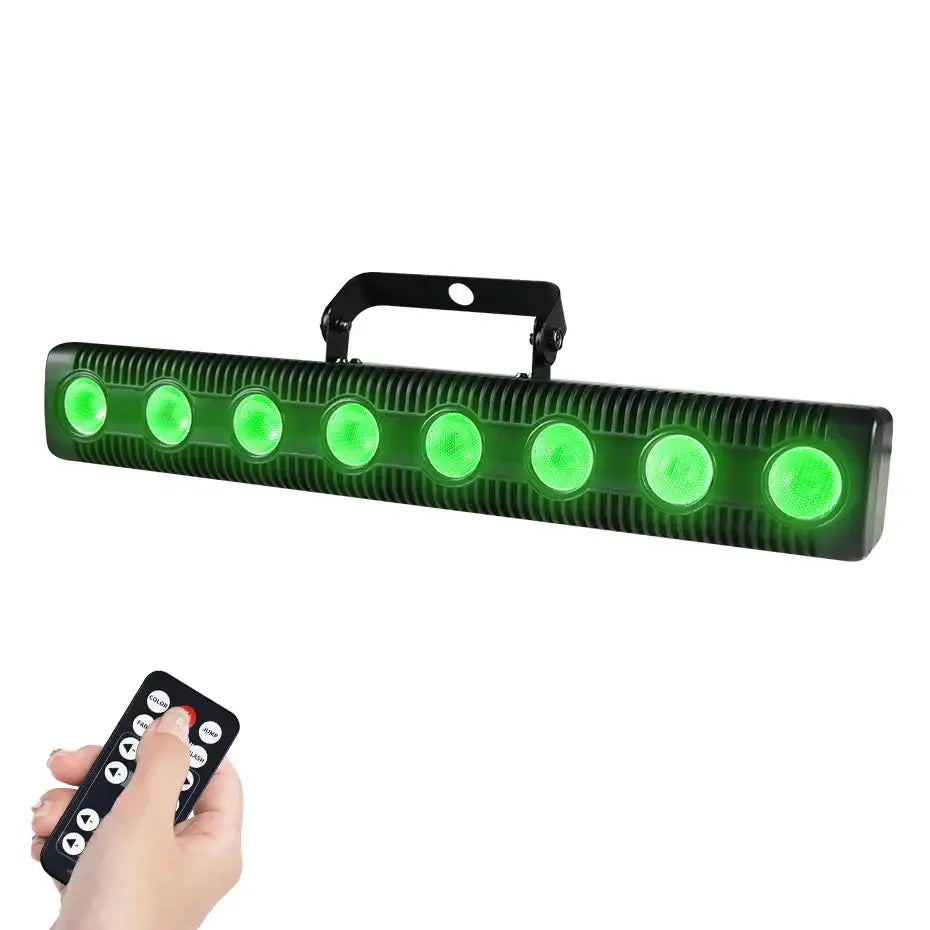 Modern black rgbw wall wash light party room eight lens led bar