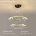 DecorBites™ LED Ring Chandelier: Luxury Living Room Lighting Fixture