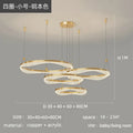 ثريا معلقة على شكل حلقة LED من DecorBites™ لغرفة المعيشة وغرفة النوم وغرفة الطعام