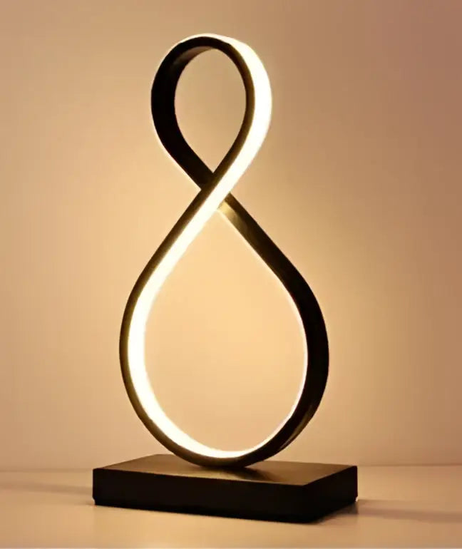 DecorBites™ LED Ring Table Lamp: Modern Nordic Bedroom Lighting Fixture