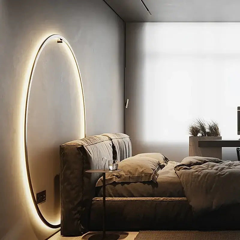 DecorBites™ LED Ring Wall Lamp - Nordic Design Indoor USB Sconce Lighting