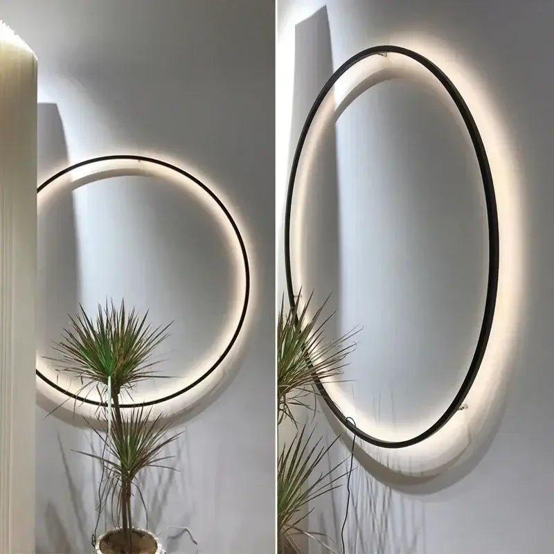 DecorBites™ LED Ring Wall Lamp - Nordic Design Indoor USB Sconce Lighting