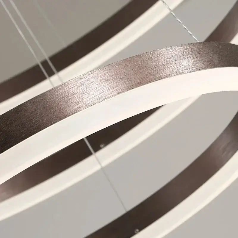 DecorBites™ LED Rings Ceiling Chandelier for Modern Home Decoration