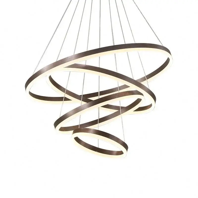 DecorBites™ LED Rings Chandelier for Living Room Dining Room Home Decor Lighting