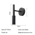 DecorBites™ LED Rotatable Wall Lamp 3W Spotlight Bedroom Sconce Light Fixture