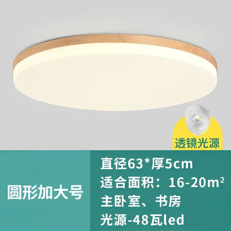 DecorBites™ LED Round Ceiling Light: Ultra-Thin & Modern for Bedroom, Living Room, Study.