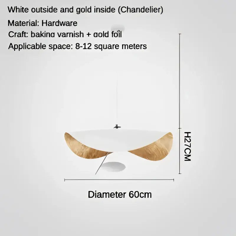 DecorBites™ LED Saucer Ceiling Chandelier: Modern & Atmospheric Living Room Pendant Light