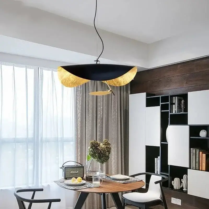 DecorBites™ LED Saucer Ceiling Chandelier: Modern & Atmospheric Living Room Pendant Light