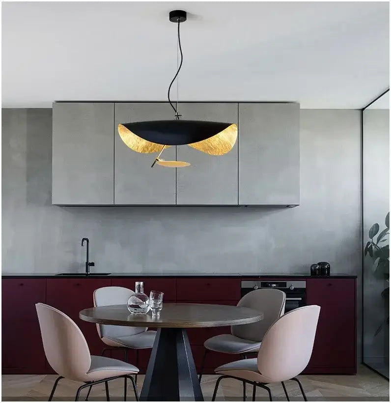 DecorBites™ LED Saucer Ceiling Chandelier: Modern & Atmospheric Living Room Pendant Light