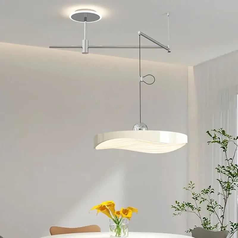 DecorBites™ LED Saucer Chandelier for Dining Room, Office & Home - Modern Lighting Luminaires