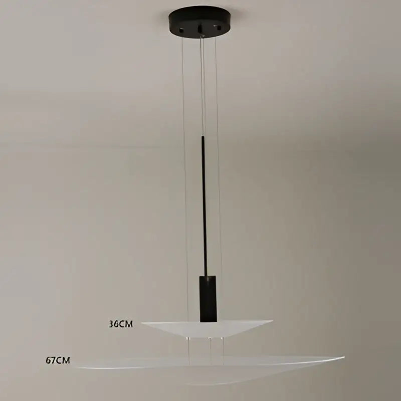DecorBites™ LED Saucer Chandelier: Modern Personality for Home Decor, Living Room, Dining Table