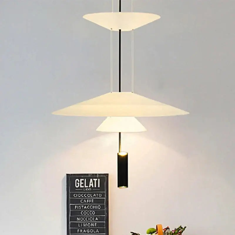 مصباح قلادة صحن LED من DecorBites™ لديكور المنزل وغرفة المعيشة
