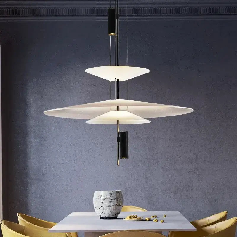 مصباح قلادة صحن LED من DecorBites™ لديكور المنزل وغرفة المعيشة